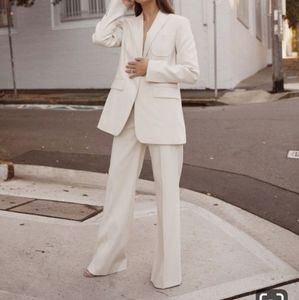 Valentino Miss V white trouser